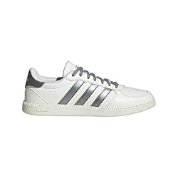 adidas Women's Breaknet Sleek Sneaker, White/Iron