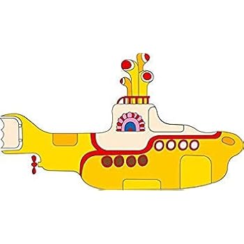 Amazon.com: MR3Graphics Magnet The Yellow Submarine Magnetic Car