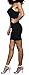 Jescakoo Womens Rompers Spaghetti Strap Bodycon Tank One Piece Jumpsuit Black S