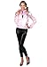 Fun Costumes Women's Grease Pink Ladies Costume Jacket & Scarf - 1950s Retro Movie Outfit for Women - Pink - Large