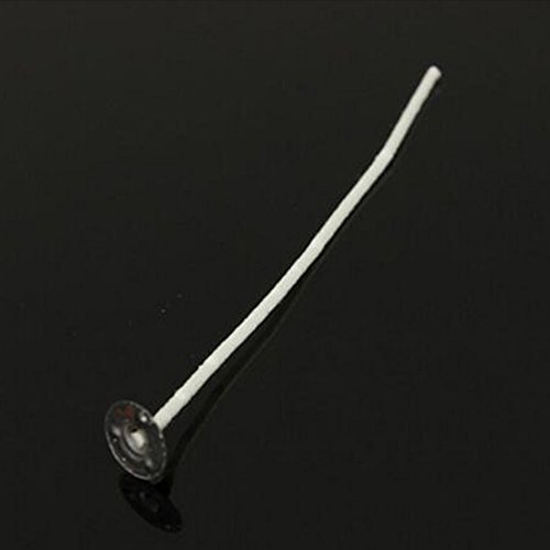 Junbuoom DIY Party Hot with 10cm Sustainers 30pcs Cotton Pre Wicks Candle Core Making - Thumbnail 3