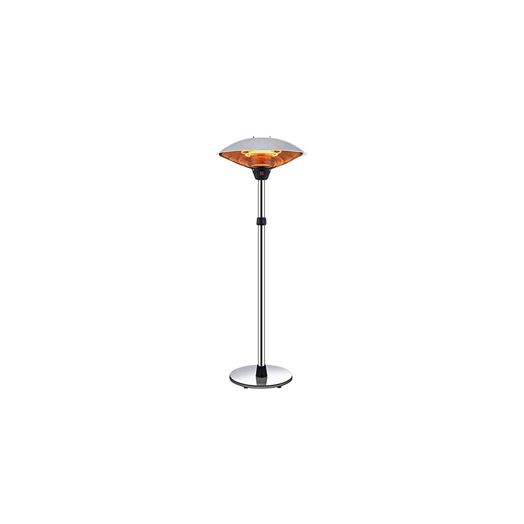 Enders Fancy Gas Patio Heater, Silver Just Patio Heaters
