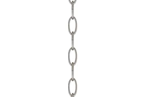 Livex Lighting 5607-91 Accessories Light Standard Decorative Chain, Brushed Nickel