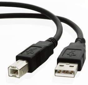 1.5 Metre Printer Scanner USB 2.0 A Male to B Male Scanner Cord Compatible with Printers Like Canon, Epson, HP, Lexmark, Dell