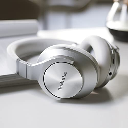 Technics EAH-A800E-S Bluetooth Kopfhörer, Over-Ear mit Noise Cancelling und Mikrofon, einfache Verbindung, klappbar, Silber 10