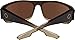 SPY Optic Piper, Rectangular Wrap Sunglasses, Color and Contrast Enhancing Lenses, Bronze Fade - Bronze Polarize Lenses