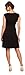 Happy Mama. Womens Maternity Nursing Skater Dress Sleeveless Layered Neck. 808p (Black, US 10, XL)