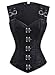 Charmian Women's Gothic Steampunk Brocade Steel Boned Waist Cincher Corset Vest