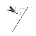 Kitten Cat Toy, Gotd Teaser Toy Rod with Bell and Feather (Multicolor)