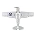 ParkZone F4F Wildcat RC Airplane Park Flyer 1.0M BNF Basic with AS3X and Safe Select (Transmitter, Battery and Charger Not Included), Blue: PKZ1950