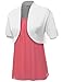 Plus Size High Neck Pleated Top Coral Size 3XL
