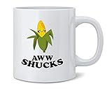 Poster Foundry Aww Shucks Ear of Corn Cute Funny