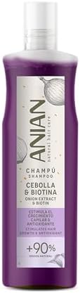 - Champô de cebola e biotina, 100 ml, para cabelo quebradiço, estimula o crescimento capilar, limpa e fortalece profundamente a estrutura capilar, não cheira a cebola