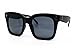 O2 Eyewear 1762 Premium Oversize XXL Women Men Mirror Revo Havana Tilda Shadow Style Fashion Sunglasses (MATTE BLACK, 56)