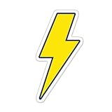 Lightning Bolt Vinyl Sticker - Car Phone Helmet - SELECT SIZE