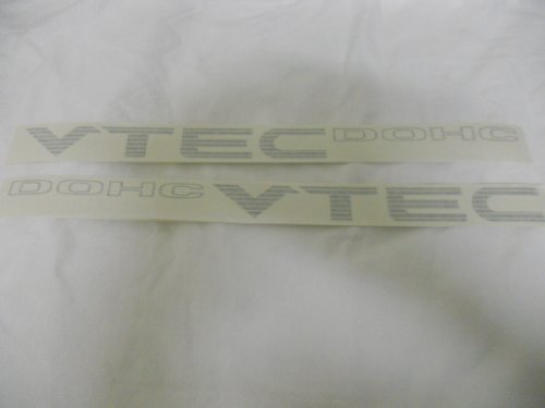 DOHC Vtec Racing Decal Sticker (New) Silver X2