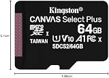 Kingston Canvas Select Plus microSD Card 64 GB UHS-I Class 10 SDCS2 view 7