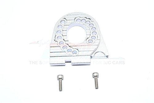 Traxxas TRX-4 Trail Defender Crawler Upgrade Parts Aluminum Motor Mount Plate With Heat Sink Fins - 1Pc Set Silver