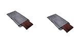 Richards Homewares - Table Leaf Storage Bag with Handle-Grey, Felt (2 Pack)