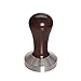 Tamper - Espresso Tamper – 58mm Tamper - Coffee Tamper Standard Series - Coffee Press Tool - Tamper Espresso - Stainless Steel Espresso Tamper - Handle Solid Wood – Pressure Base Tampers (58mm Venge)