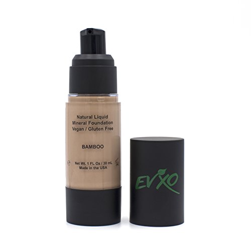 Natural coverage liquid mineral foundation makeup - organic ingre…