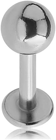 Steel Micro Labret Stud - 1.2mm 1.2mm x 6mm