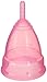 BPA/Dioxin Free Silicone Menstrual Cup with Bag (Post-Birth, Pink)