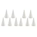 Homyl 10 Pieces Novelty Styrofoam Foam Ornament Cone Shaped DIY Kid Crafts Party Decoration