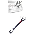 Allen Bike Rack + Adaptor Bar, Hitch Mount, Alloy Steel, Compatible with Trucks, SUVs, some Passenger Cars
