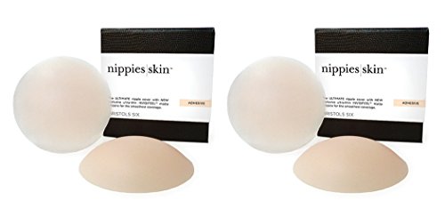 Nippies Skin ORIGINAL Hypoallergenic Nipple Covers Pasties with ADHESIVE CREME
