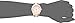 GUESS Women's U0074L2 Stainless Steel Rose Gold-Tone & White Marbellized Watch