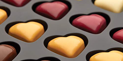 Elit Hearts in Colors 16 Stück Bunte Haselnusscreme gefüllte spezielle Schokolade in Geschenkbox 160g – Bild 3