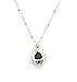Destination Oils Blossom Silver Rose Essential Oil Diffuser Necklace- 18