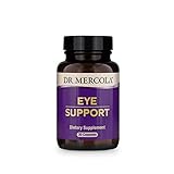 Dr. Mercola Eye Support With Lutein - 30 Capsules - Contains Black Currant And Zeaxanthin - Powerful Antioxidant Protection For Your Eyes