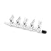 Uxcell Aquarium Fish Tank 5-Way Air Pump Control Valve Manifold Taps Silver Tone