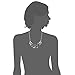 D EXCEED Womens Fashion Statement Necklace Bib Teardrop Bubble Stone Necklace Party Jewelry for Ladies 18