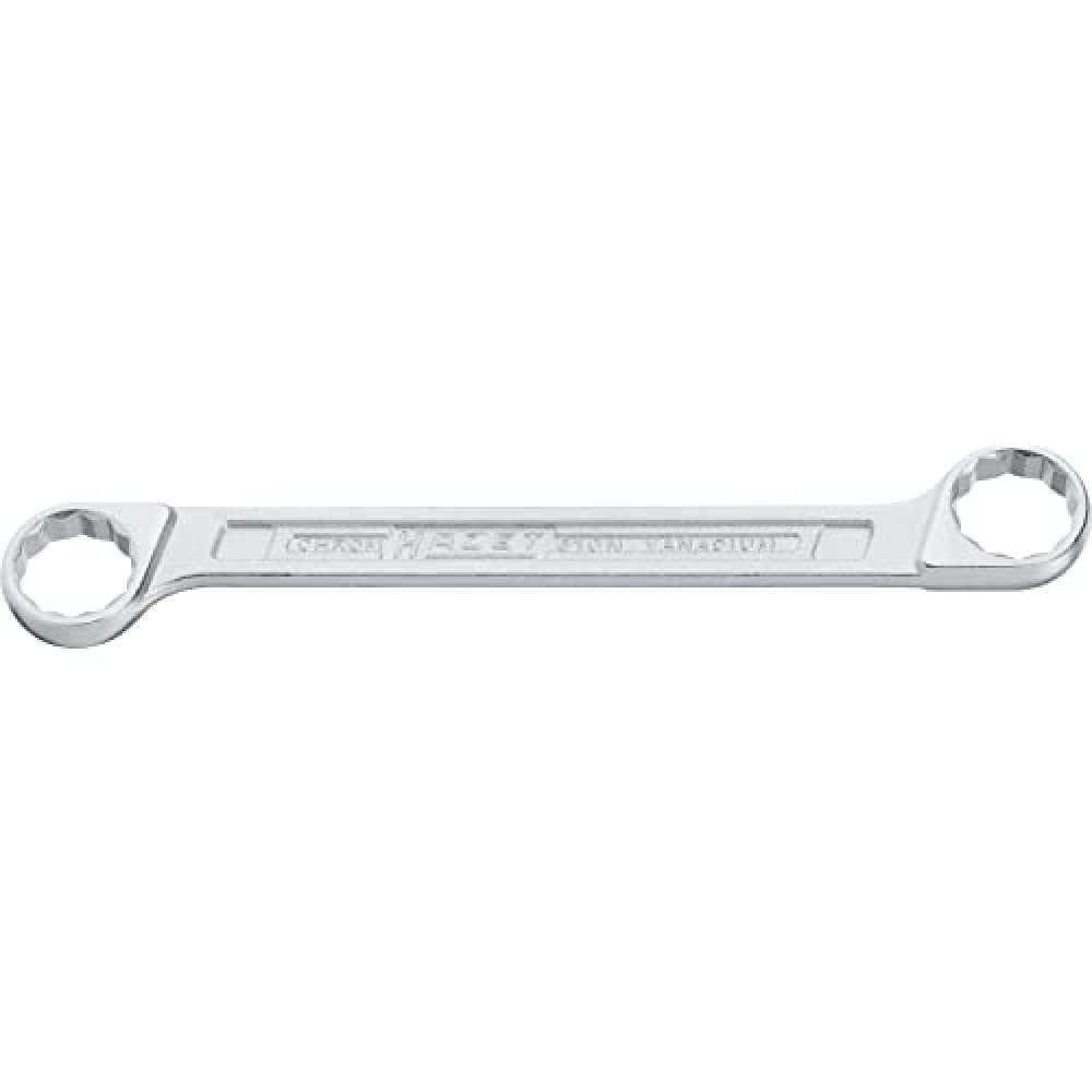 HAZET 610N-8X9 113.3 mm Hexagon Traction Profile Polished Head Double Box-End Wrench - Chrome-Plated