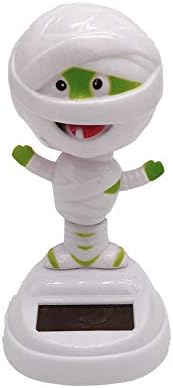 greatdaily Solar Swinging Doll Shaking Head Doll Dancing Toy, Car Interior Cartoon Doll For Office Desk & Car Decor polite