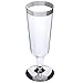 Efavormart 55pcs - Silver Rimmed 6oz Disposable Plastic Champagne Glass