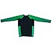 Sanabul Kids Essentials Long Sleeve Compression Training Rash Guard for MMA BJJ Wrestling (Green, XL)