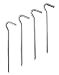 Neso Tents - 4 Pack of Stakes for sun shade at the park, soccer games and picnics for your sunshade, canopy, tarp or other sun shelters