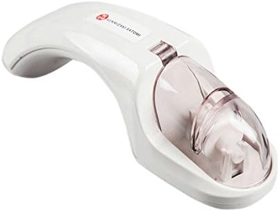 Drizom Knife Sharpener for Straight and Serrated Knives High-performance ceramics Wheel System, Sharpens Dull Knives Quickly, Safe and Easy to Use