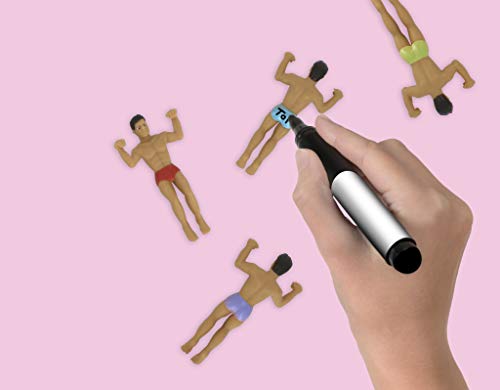 NPW Drinking Buddies Cocktail/Wine Glass Markers, 12-Count, Classic