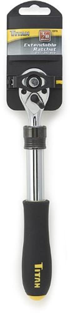 Titan Tools 12070 3/8-Inch Drive Extendable Ratchet - Multi-Colour