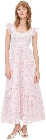 tie shoulder maxi dress Celine Floral Tie Strap Bustier Maxi Dress