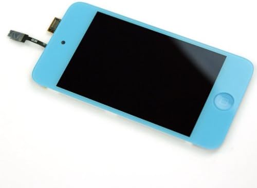 KC Trade iPod Touch 4th Gen Glass Digitizer Replacement LCD Assembly Screen Light Blue + Tools + Screen Protector + Cloth + Adhesive
