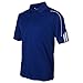 adidas Men's Climalite 3-Stripes Cuff Polo Collegiate Royal/White