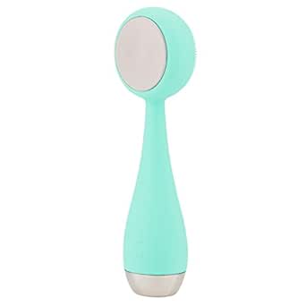 PMD Clean Pro - Smart Facial Cleansing Device with Silicone Brush &amp; ActiveWarmth Anti-Aging Massager - Waterproof - SonicGlow Vibration Technology - Lift, Firm, and Tone Skin on Face and Body