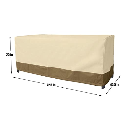 Vanteriam Outdoor Rectangular / Oval Patio Dining Table CoverWaterproof Large Outdoor Patio