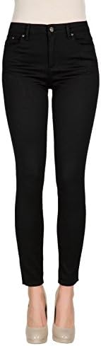 Tractr High-Waist Skinny Women 's Jeans Black 30